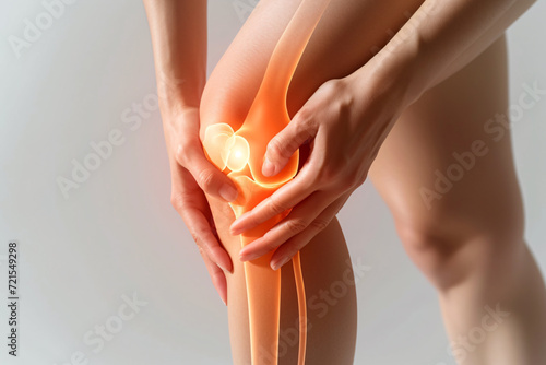 Knee pain concept