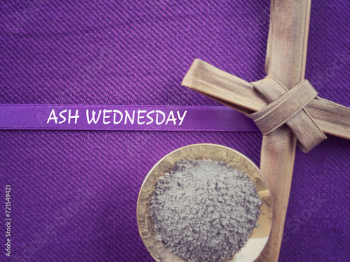Fotografie Christianity concept about Ash Wednesday, Good Friday, Lent Season and Holy Week
