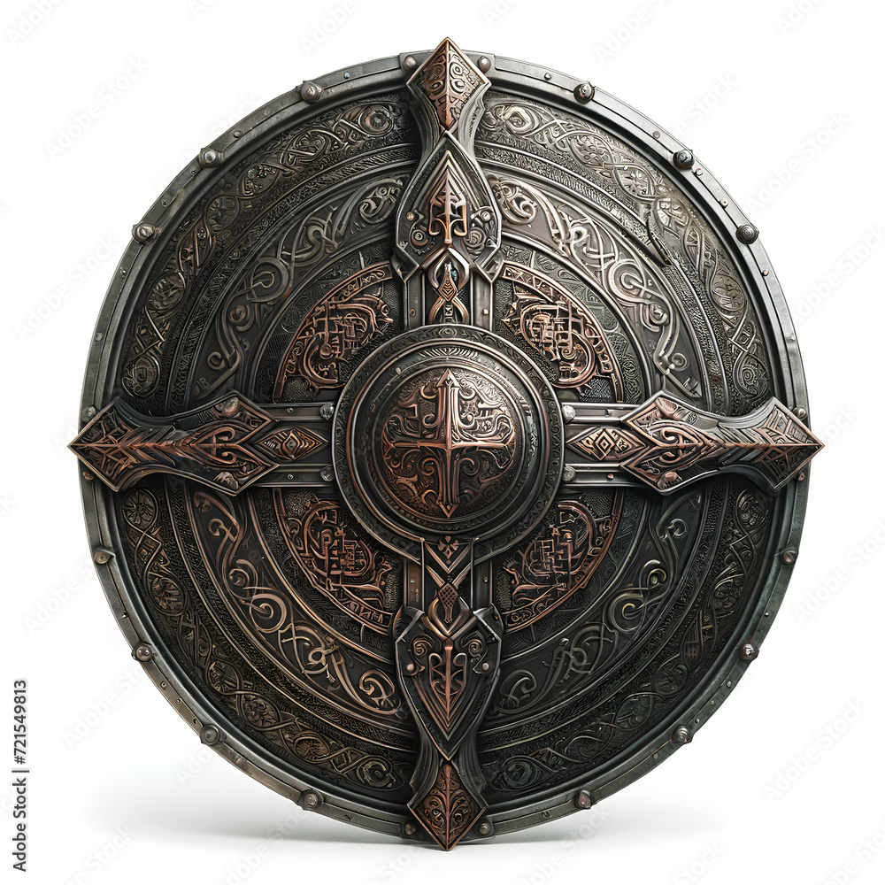 Naklejka premium Medieval shield