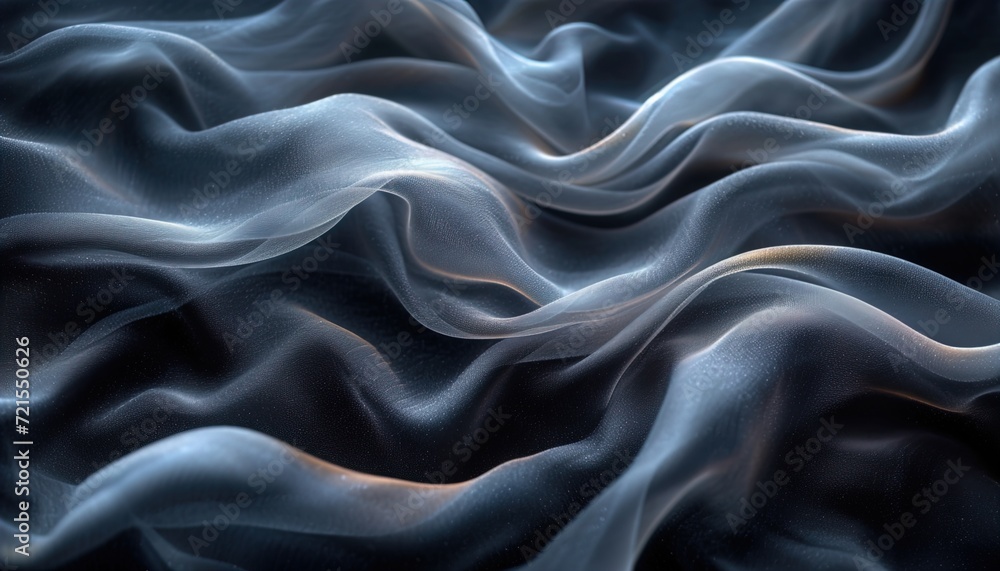 Fototapeta premium black waves background