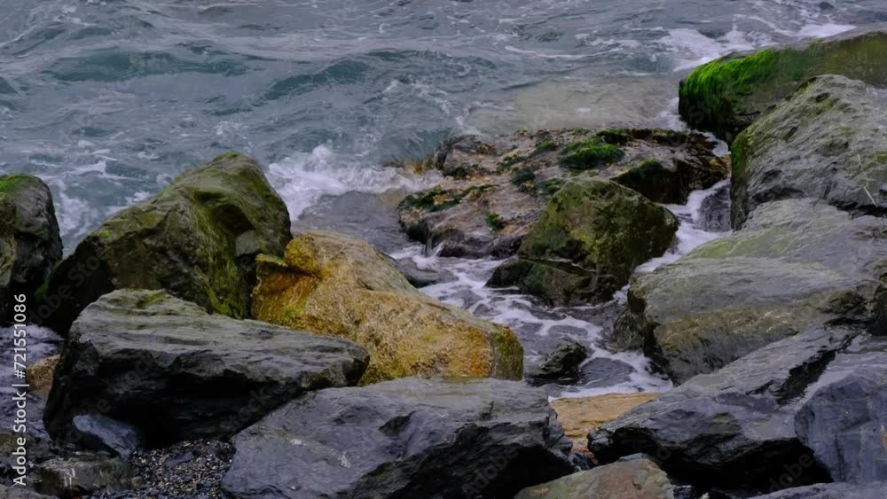 waves on the rocks waves on the rocks