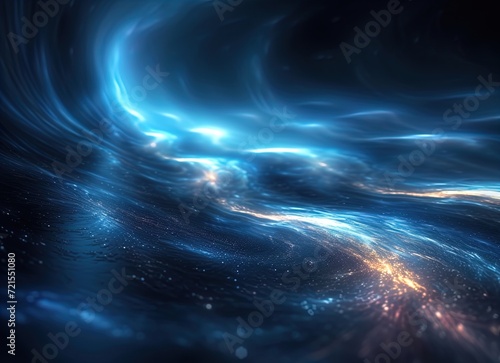 background with blue space