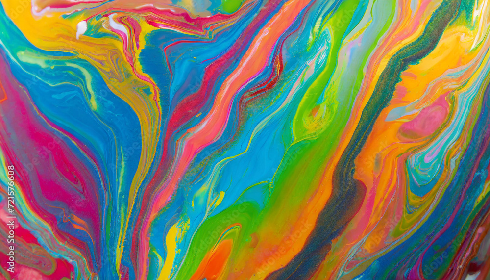 Colorful background pattern illustration. Paint streaks. Generative AI
