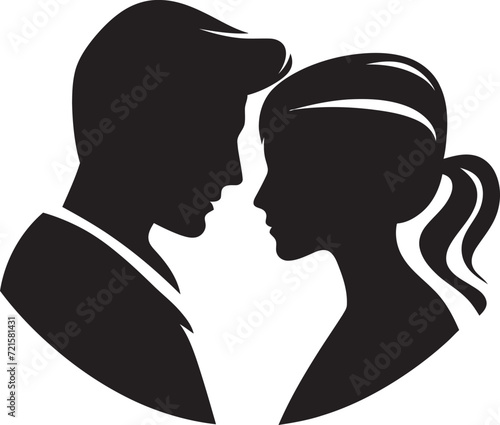 Expressions of Affection Couple Vector Art StylesJourney of Love Couple Vector Illustration Concept
