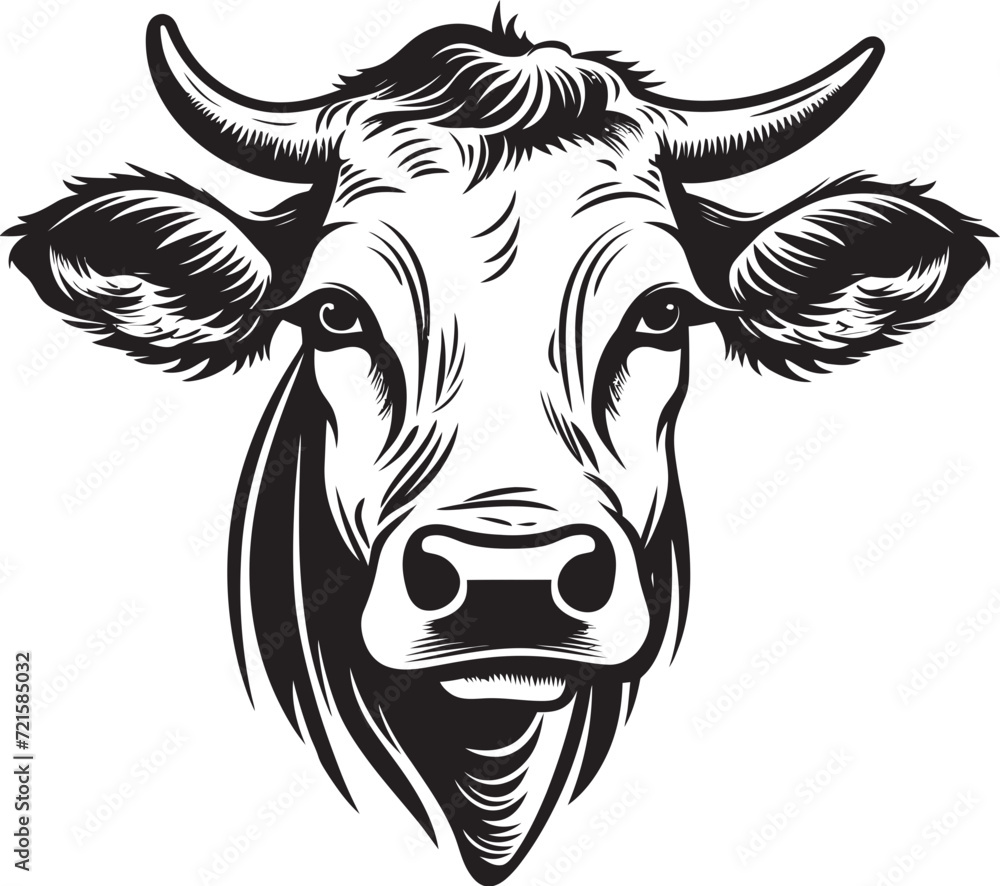 Ethnic Cow Vector ConceptsHeartwarming Cow Vector Illustrations