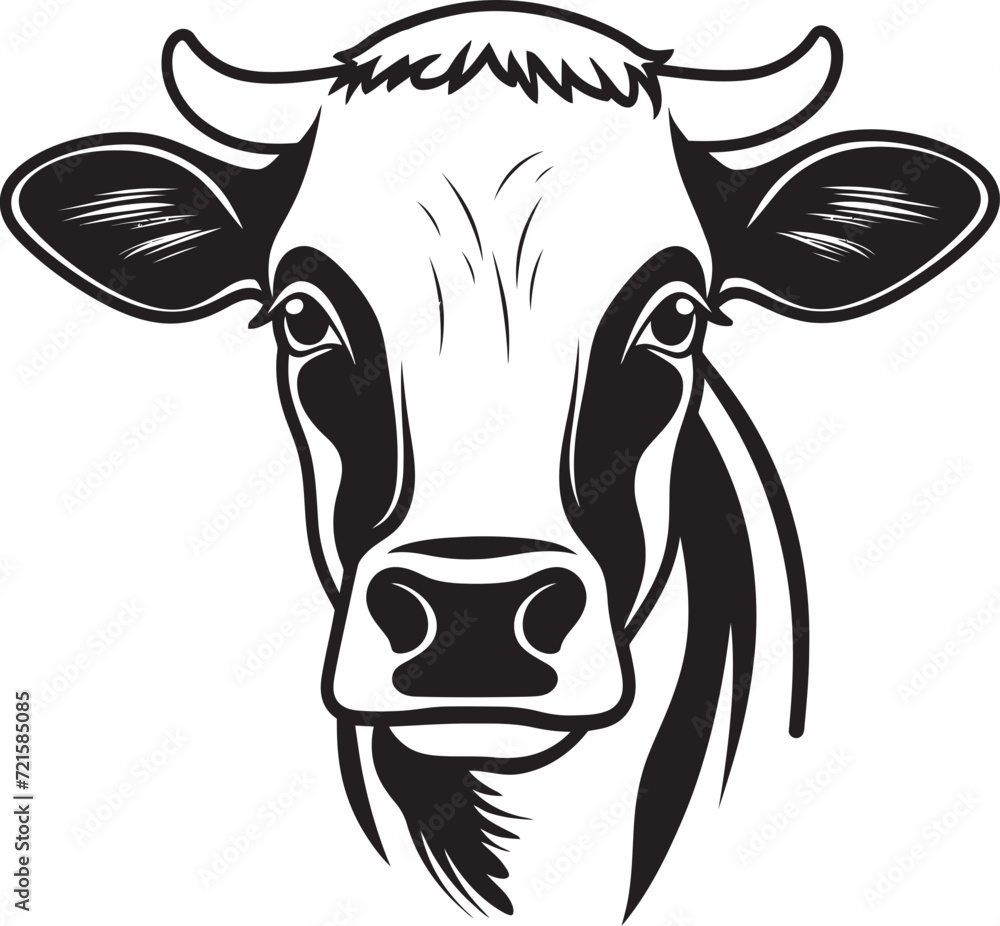 Grazing Cow Vector SketchesUrban Cow Vector Renditions