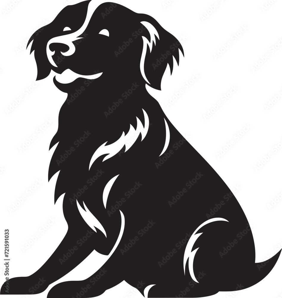 Whiskered Wonders in Vectors Dog EditionIllustrated Doggy Elegance Vector Collection