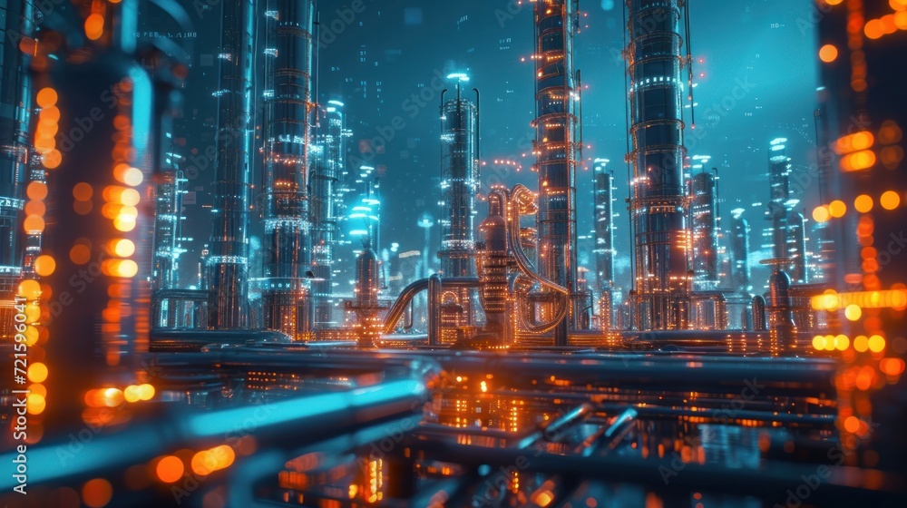 Industry and technology concept. INDUSTRY 4.0 Industry and technology concept. INDUSTRY 4.0