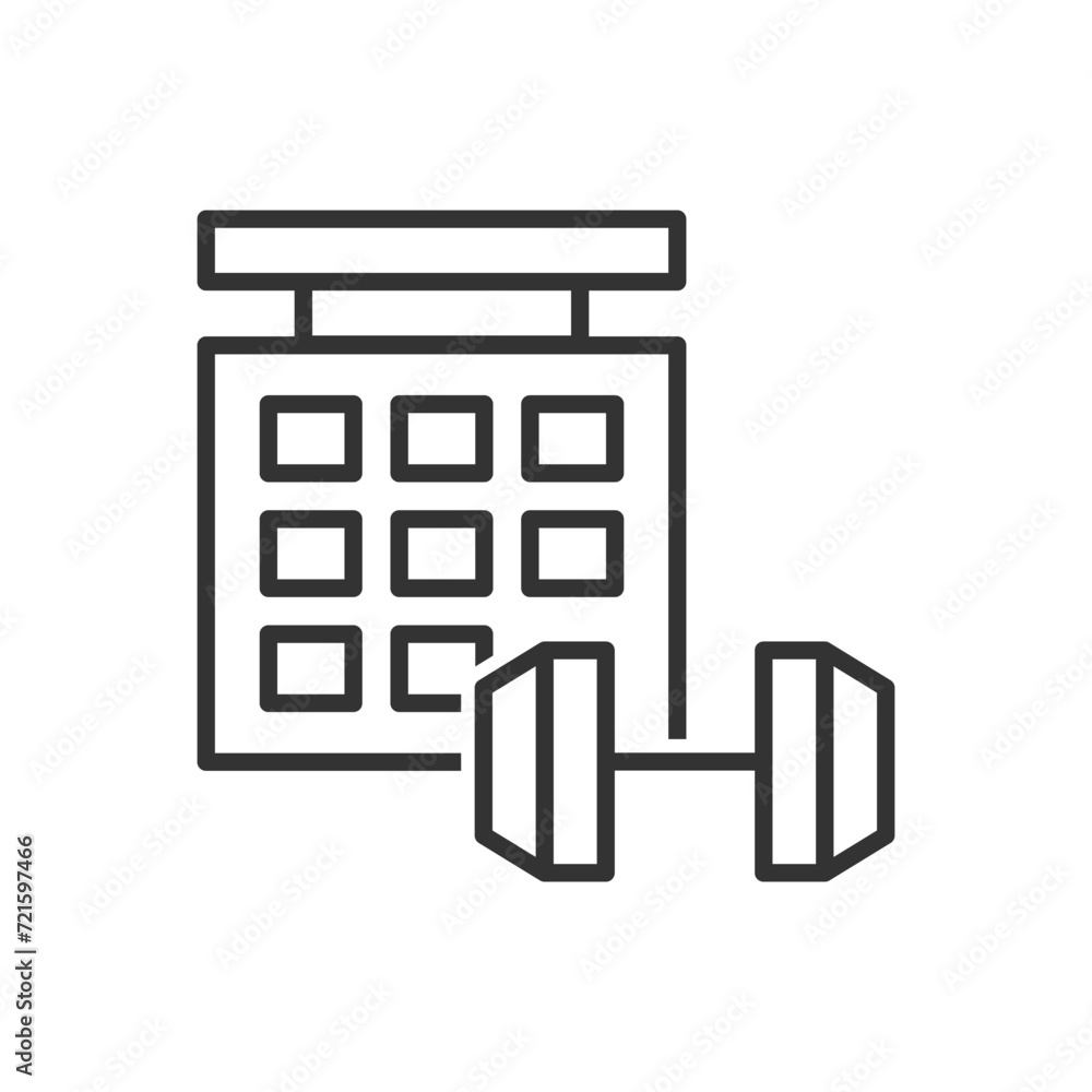 Gym Schedule Icon Gym Schedule Icon