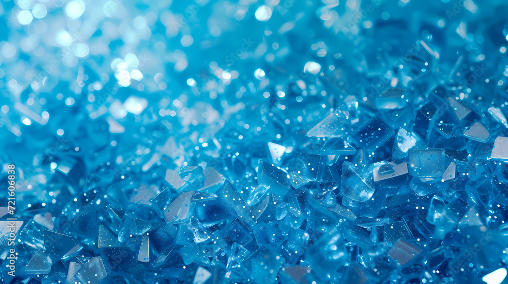 Sparkling Blue Crystal Geometric Shapes
Sparkling Blue Crystal Geometric Shapes