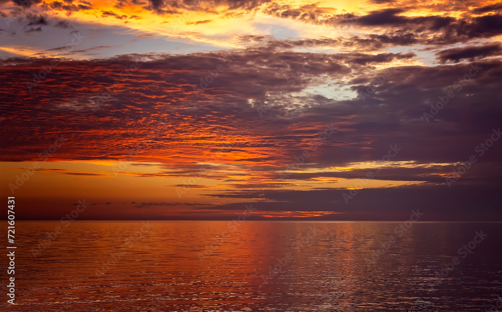 Sunset over Heron Bay in Coden Alabama Sunset over Heron Bay in Coden Alabama