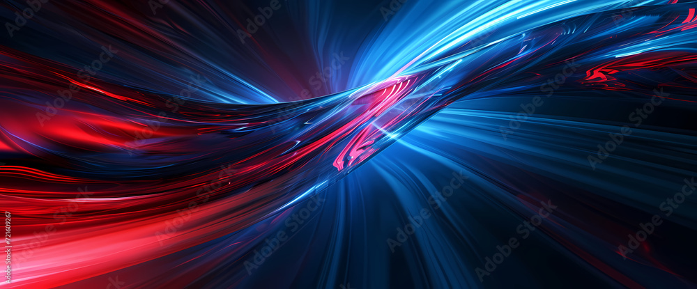 Dynamic Red and Blue Abstract Wave Art
Dynamic Red and Blue Abstract Wave Art