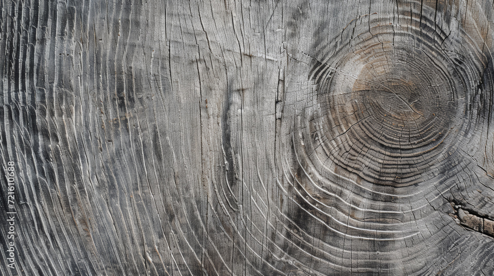 Fototapeta premium Textured Tranquility: Warm Gray Cut Wood. Generative AI