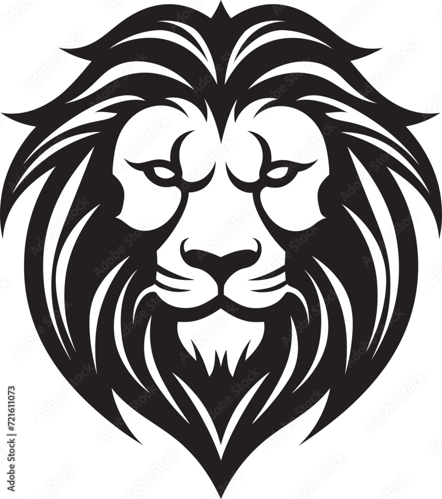 Vector Roaring Lion IllustrationLion Mane Vector Graphic