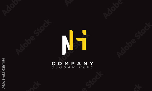 NI Alphabet letters Initials Monogram logo 