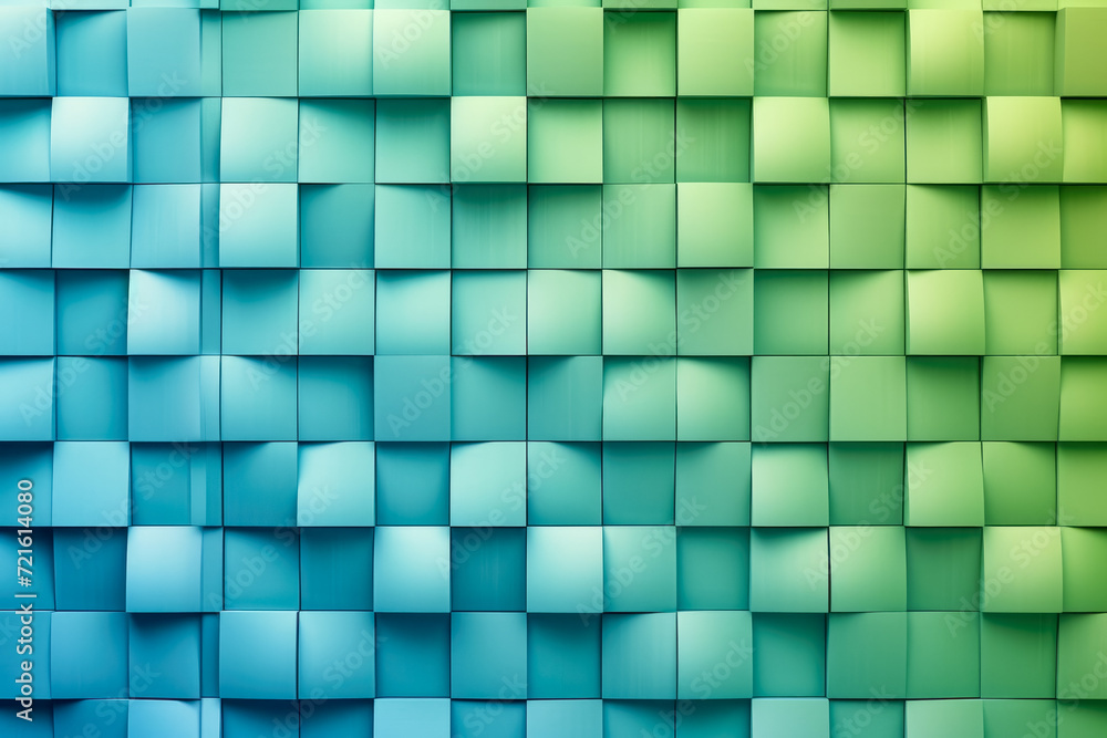 Create a pattern of squares with a gradient of blue and green colors Create a pattern of squares with a gradient of blue and green colors