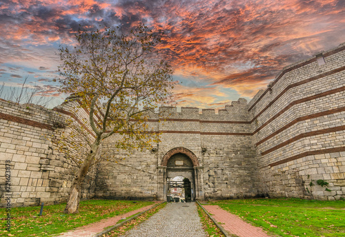 Photography The Theodosian Walls gate view in Istanbul