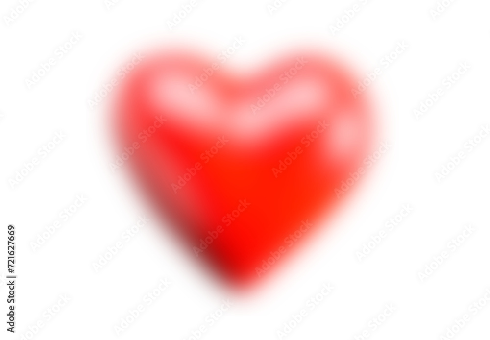glossy red heart PNG Image
 