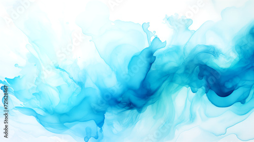 Abstract blue background watercolor painting texture for design.