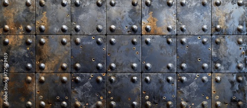 Steel Plate Met Background: A Superbly Textured Steel Plate Background for a Robust Met-Metallic Look