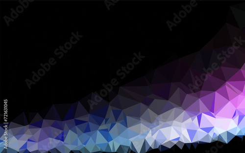 Light Multicolor, Rainbow vector blurry triangle pattern. A completely new color illustration in a vague style. Brand new style for your business design.