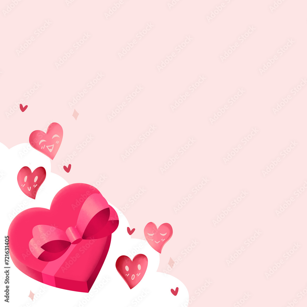 Plantillas redes sociales romántico San Valentín
