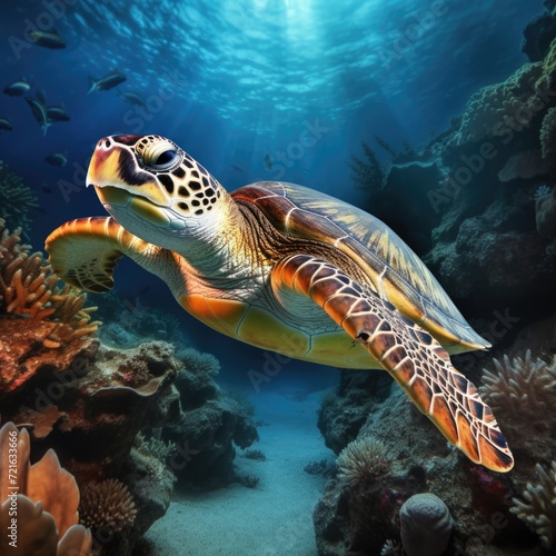 Green sea turtle © Vladyslav  Andrukhiv