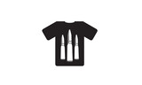 bullet Icon on T-shirt attractive and colorfull logo 