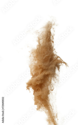 Bild auf Leinwand Sand Storm desert with wind blow spin around