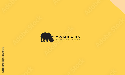 Rhino logo for branding and company 