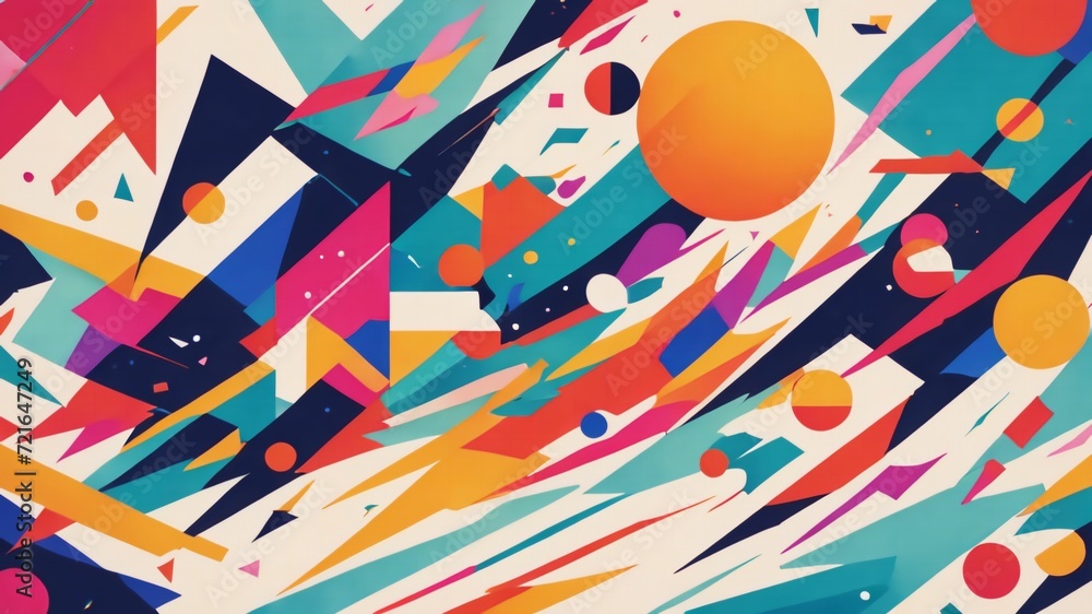 Modern impressionism technique. Wall poster print template. Abstract painting art. Hand drawn by dry brush of paint background texture. Oil painting style generative AI