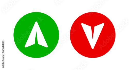 Cursor arrow up and down