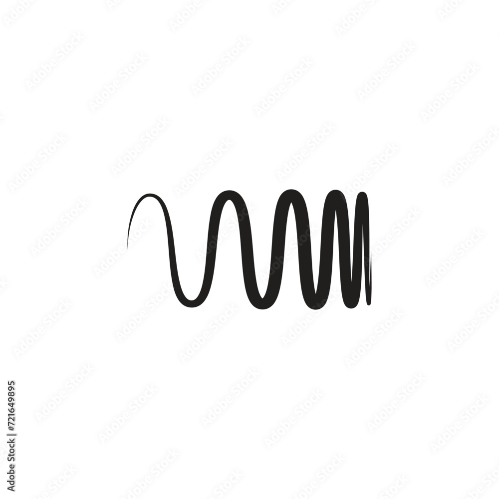 electromagnetic waves frequency logo vector electromagnetic waves frequency logo vector