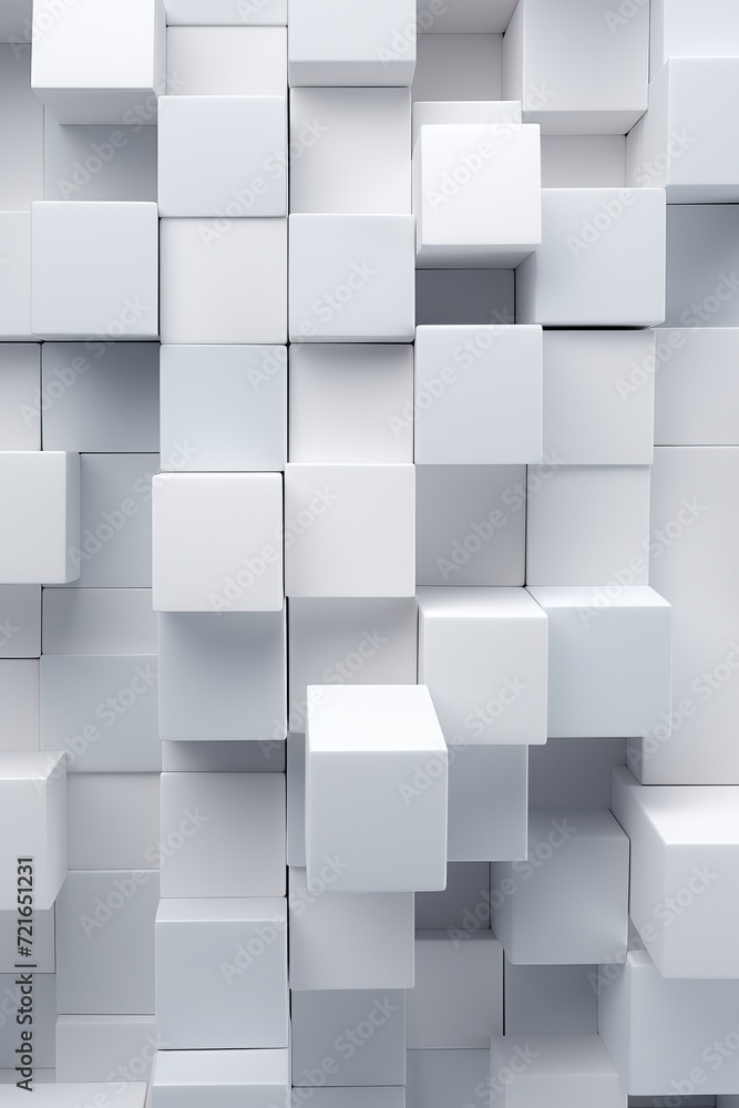 Minimalist 3d geometric white grey cube background, high-quality abstract design for cover and web, vertical Minimalist 3d geometric white grey cube background, high-quality abstract design for cover and web, vertical