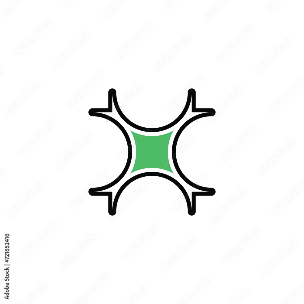line tetter x logo icon vector design element line tetter x logo icon vector design element
