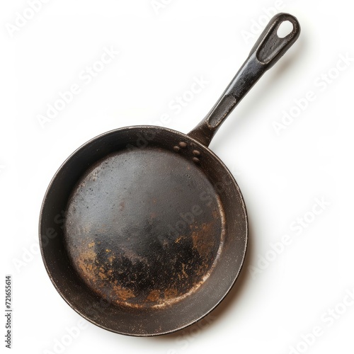 Frying pan, isolated, white background