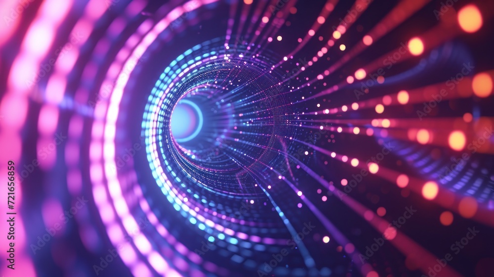 Beautiful abstract scifi tunnel background vibrant color. Beautiful abstract scifi tunnel background vibrant color.
