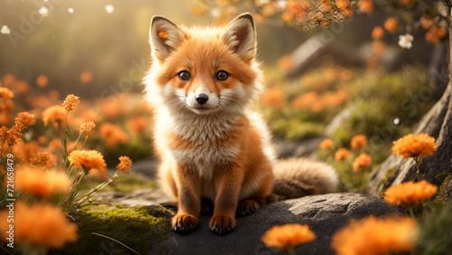 red fox in the field © Lucilene