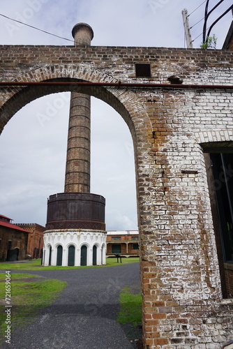 Smokestack in old Railroad Station