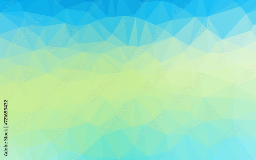 Obraz premium Light Blue, Yellow vector polygonal background. A vague abstract illustration with gradient. Elegant pattern for a brand book.