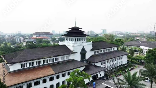 Wallpaper Mural zoom out landmark building Gedung Sate Bandung Indonesia Asia Torontodigital.ca