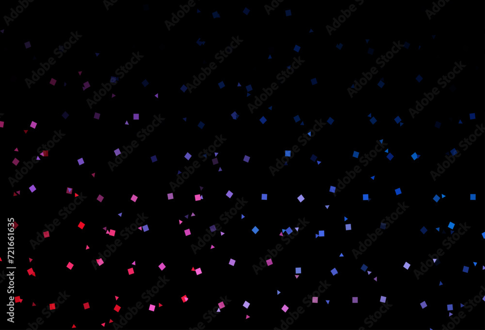 Dark Blue, Red vector cover in polygonal style with circles. Dark Blue, Red vector cover in polygonal style with circles.