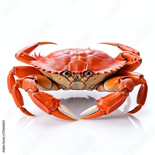 a crab, studio light , isolated on white background