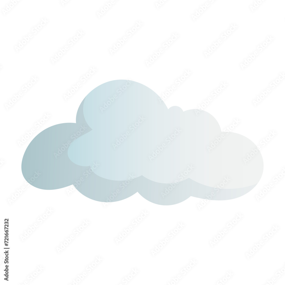 Cloud weather illustration