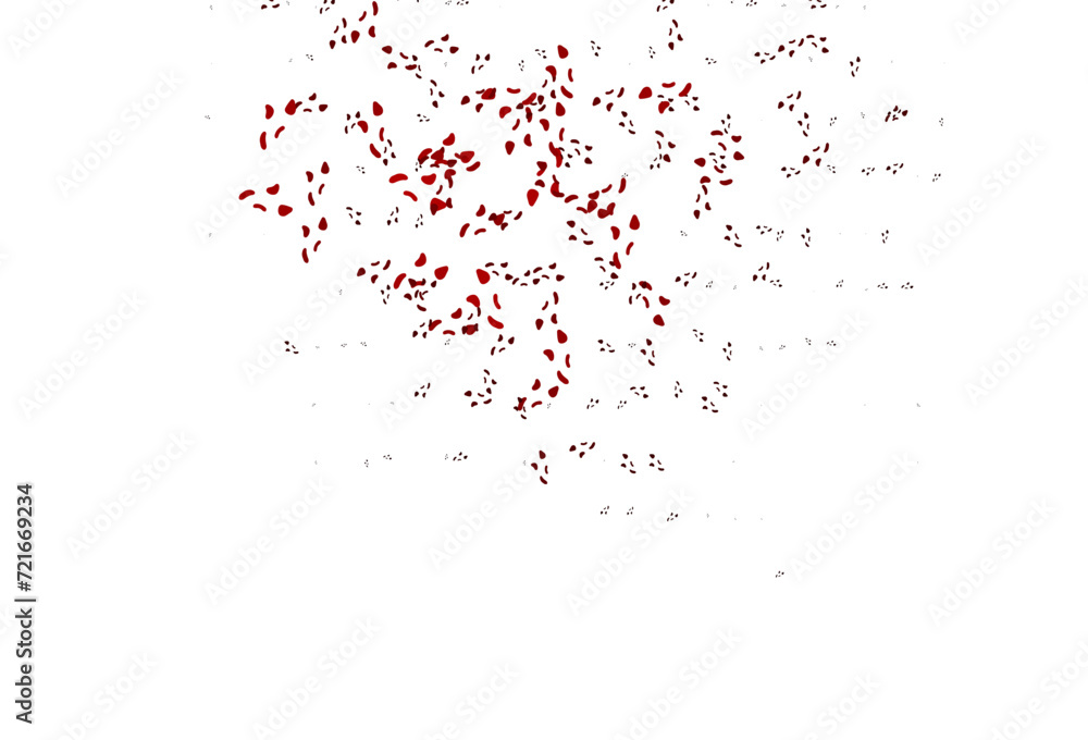 Light Red vector background with abstract forms. Light Red vector background with abstract forms.