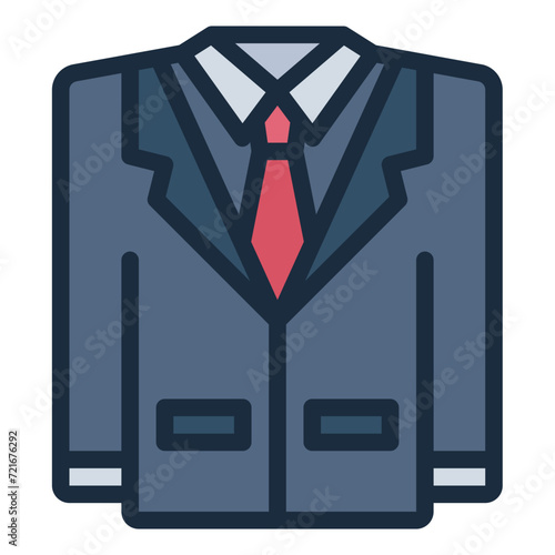 Suit tuxedo clothes icon