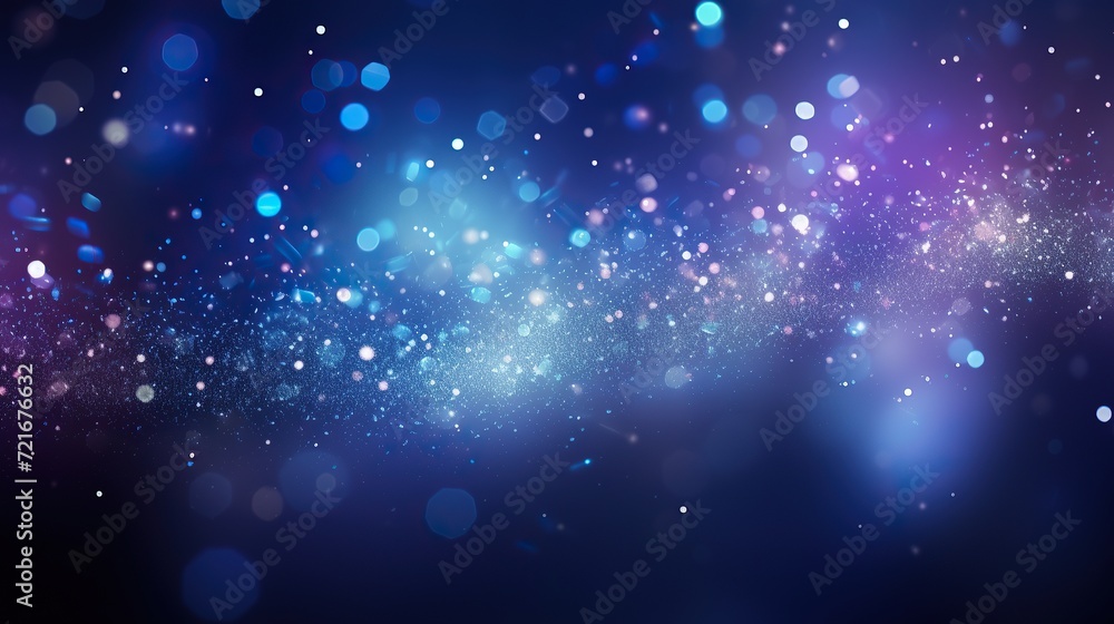 Obraz premium outer space. Abstract illustration with many lights on black background. Shining star. Decoration for holiday design.