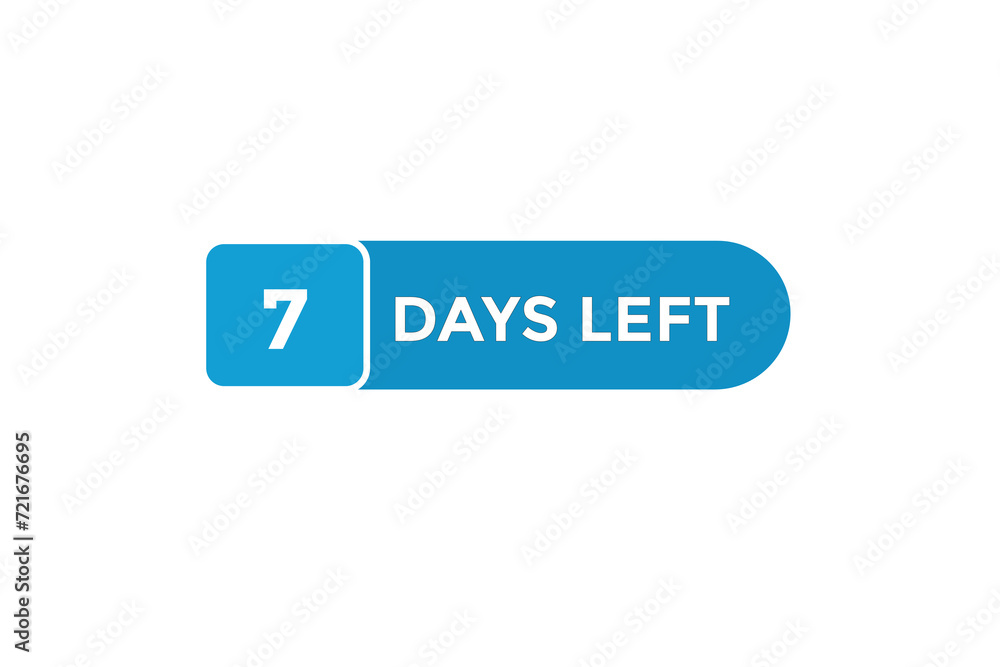 23 days left  countdown to go one time,  background template,23 days left, countdown sticker left banner business,sale, label button,