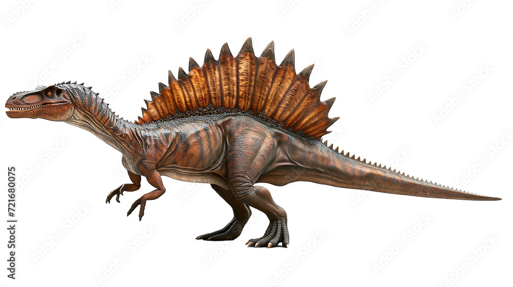 Fototapeta premium スピノサウルスのイメージ - image of Spinosaurus - No4-4 Generative AI