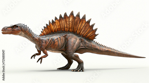 スピノサウルスのイメージ - image of Spinosaurus - No4-4 Generative AI © Orange Eyes
